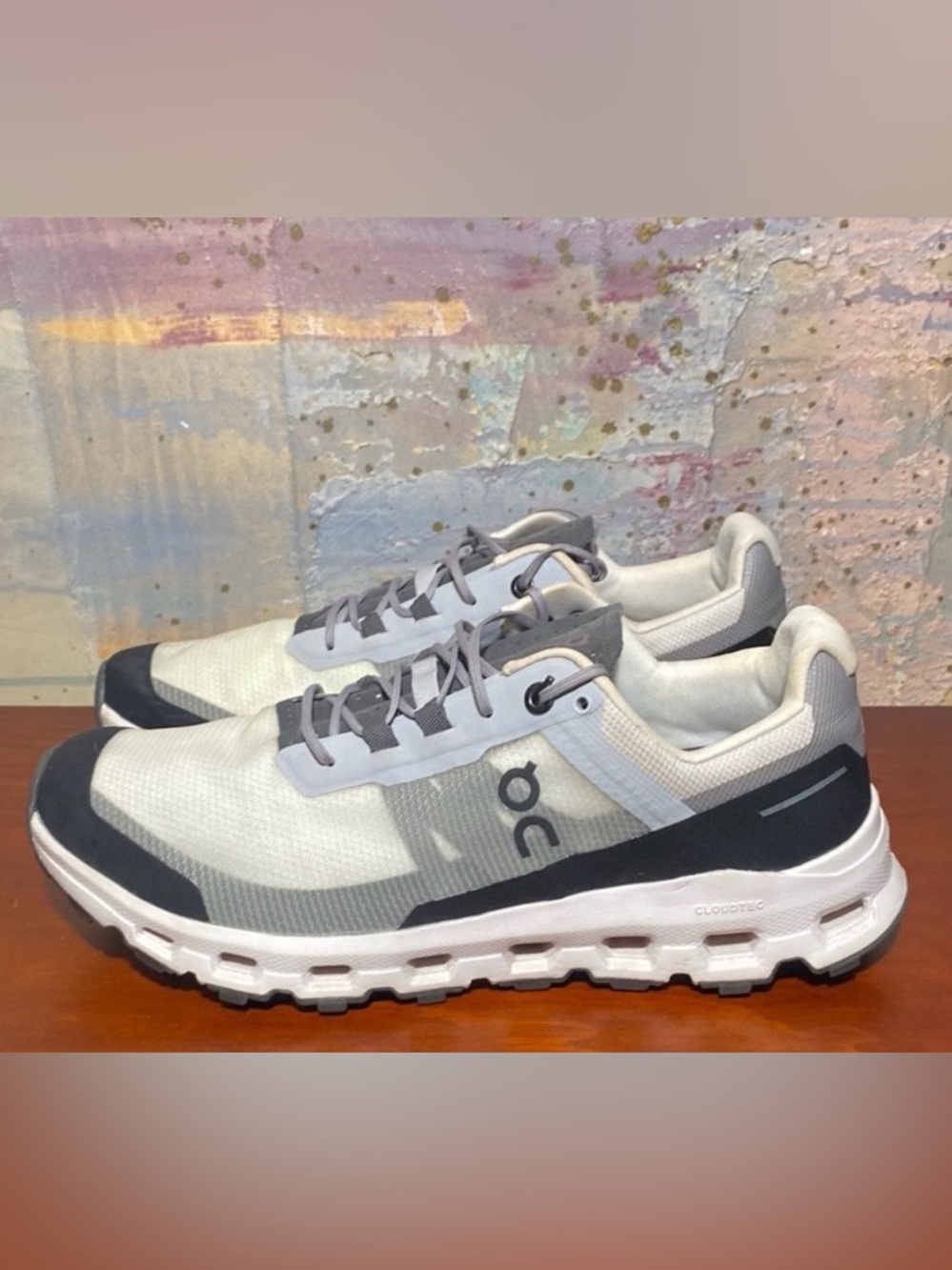 On Cloud  Black Grey Vista Running Training Shoe Sneakers i W 9.5